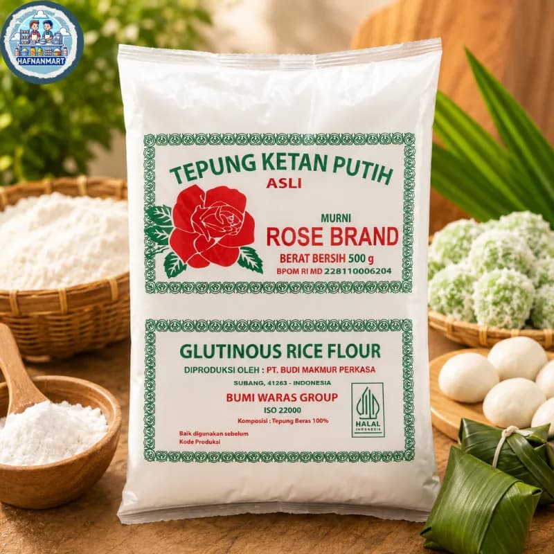 Tepung Ketan Rose Brand 500g